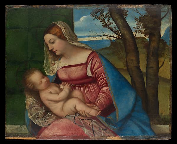 Madonna and Child, by Titian (Tiziano Vecellio)