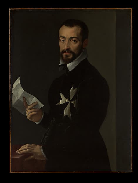 Portrait of a Knight of Malta, Probably Fra Jacopo Salviati, by Mirabello Cavalori