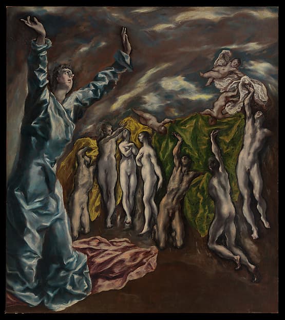 The Vision of Saint John, by El Greco (Domenikos Theotokopoulos)