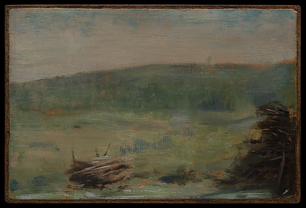 Landscape at Saint-Ouen, by Georges Seurat