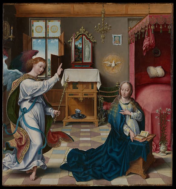 The Annunciation, by Joos van Cleve