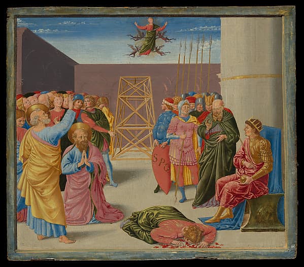 Saint Peter and Simon Magus, by Benozzo Gozzoli (Benozzo di Lese di Sandro)