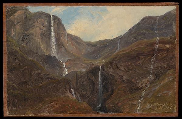 Gudvangen, by Thomas Fearnley