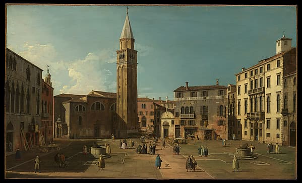 Campo Sant'Angelo, Venice, by Canaletto (Giovanni Antonio Canal)