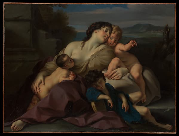 Charity, by Carlo Cignani