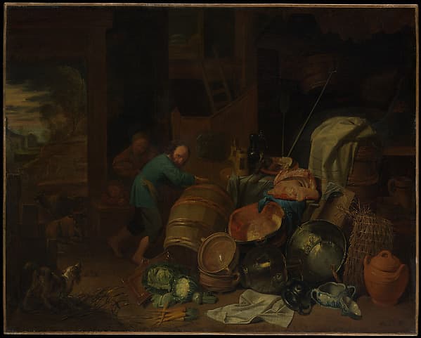 Rustic Interior, by David Ryckaert III