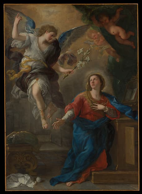 The Annunciation, by Luca Giordano