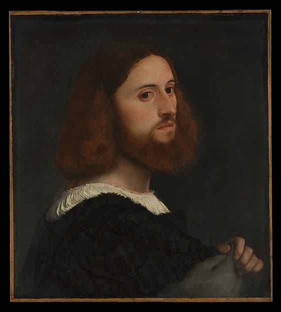Portrait of a Man, by Titian (Tiziano Vecellio)