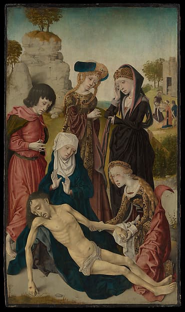 The Lamentation, by Master of the Virgin among Virgins