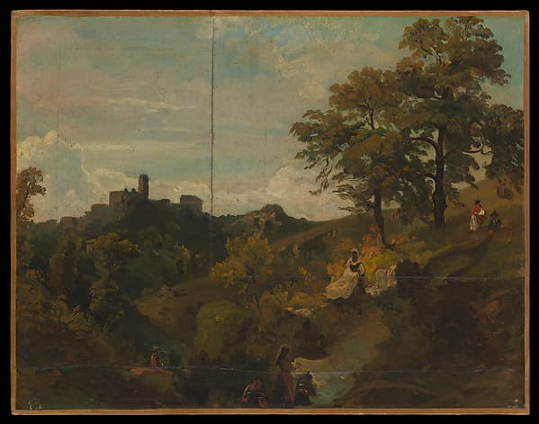 Roman Landscape, by Arnold Böcklin