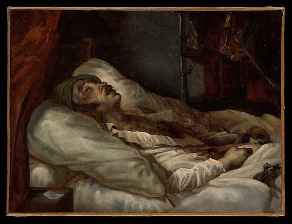 General Letellier on His Deathbed, by Théodore Géricault