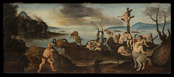 The Return from the Hunt, by Piero di Cosimo (Piero di Lorenzo di Piero d'Antonio)
