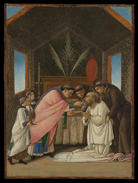 The Last Communion of Saint Jerome, by Botticelli (Alessandro di Mariano Filipepi)