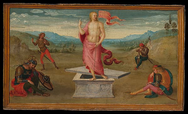The Resurrection, by Perugino (Pietro di Cristoforo Vannucci)