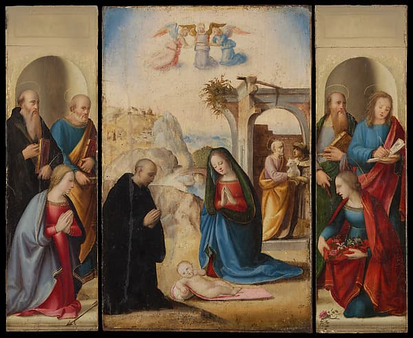 The Nativity with Saints, by Ridolfo Ghirlandaio
