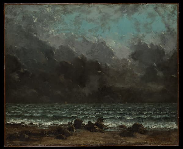 The Sea, by Gustave Courbet