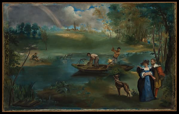 Fishing, by Edouard Manet