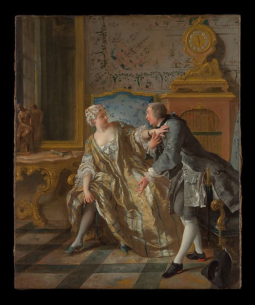 The Garter, by Jean François de Troy