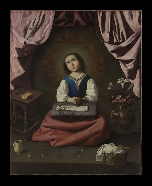 The Young Virgin, by Francisco de Zurbarán