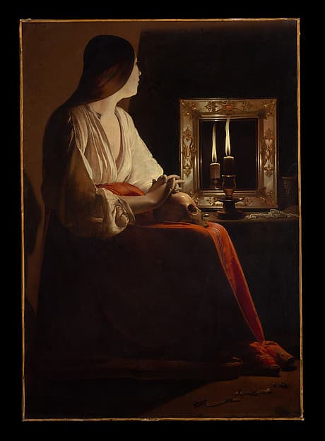The Penitent Magdalen, by Georges de La Tour