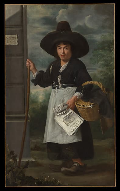 A Book Peddler, by Master of the Canesso Peddler