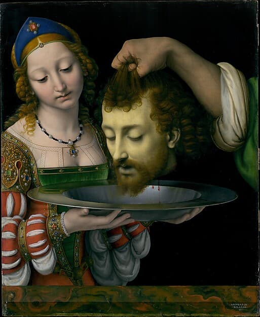 Salome with the Head of Saint John the Baptist, by Andrea Solario