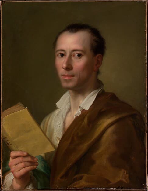 Johann Joachim Winckelmann (1717–1768), by Anton Raphael Mengs
