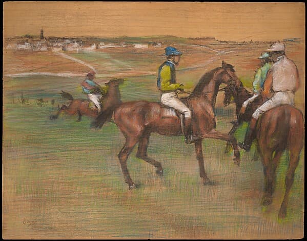 Race Horses, by Edgar Degas