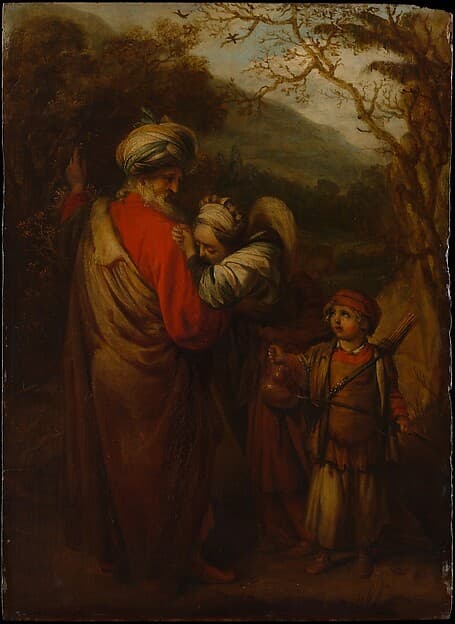 Abraham Dismissing Hagar and Ishmael, by Barent Fabritius