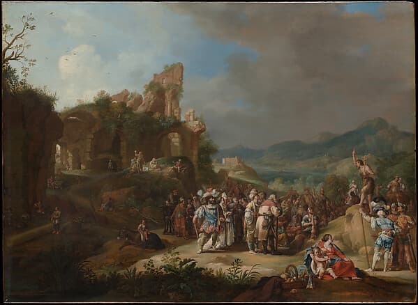 The Preaching of John the Baptist, by Bartholomeus Breenbergh