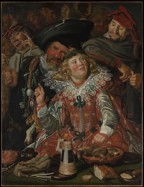 Merrymakers at Shrovetide, by Frans Hals