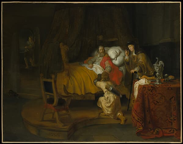 Isaac Blessing Jacob, by Gerbrand van den Eeckhout
