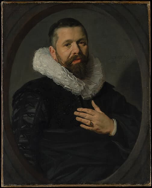 Portrait of a Bearded Man with a Ruff, by Frans Hals