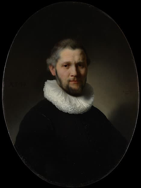 Portrait of a Man, by Rembrandt (Rembrandt van Rijn)