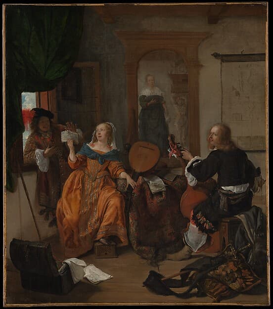 A Musical Party, by Gabriël Metsu