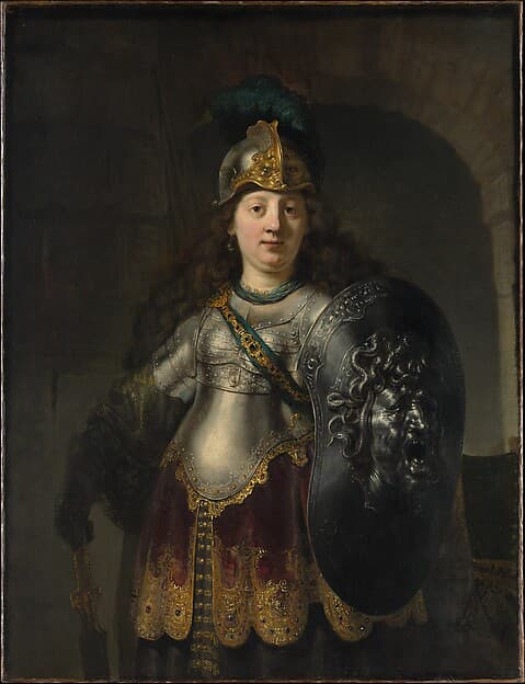 Bellona, by Rembrandt (Rembrandt van Rijn)