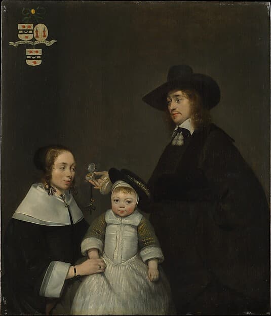 The Van Moerkerken Family, by Gerard ter Borch the Younger