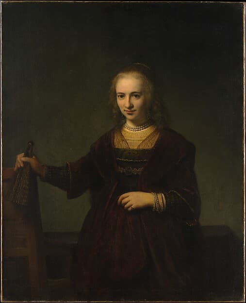 Portrait of a Woman, by Rembrandt