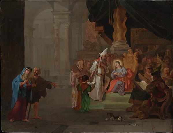 Christ among the Doctors, by Abraham Hondius