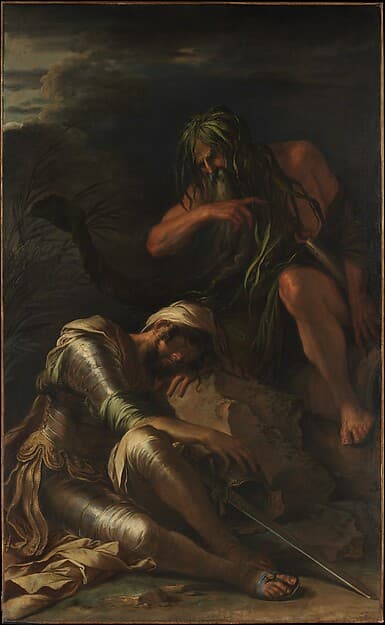 The Dream of Aeneas, by Salvator Rosa
