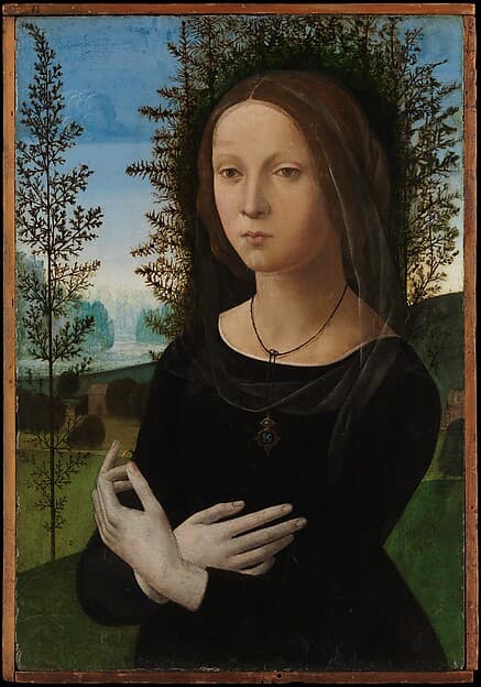 Portrait of a Young Woman, by Lorenzo di Credi (Lorenzo d'Andrea d'Oderigo)