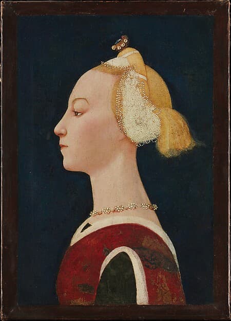 Portrait of a Woman, by Master of the Castello Nativity