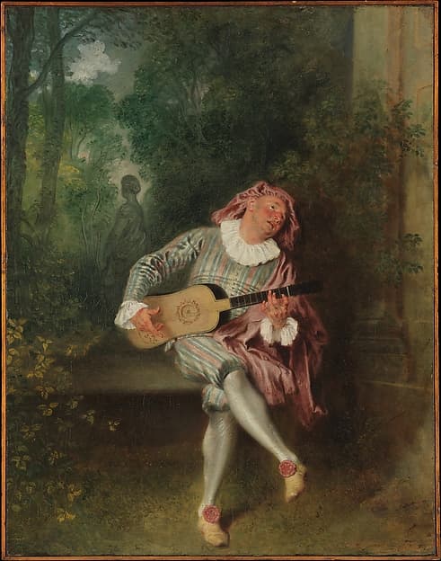 Mezzetin, by Antoine Watteau
