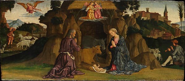 The Nativity, by Antoniazzo Romano (Antonio di Benedetto Aquilio)