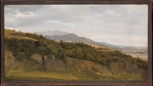 German Landscape with View toward a Broad Valley, by Fritz Petzholdt