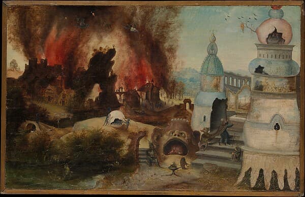 The Temptation of Saint Anthony, by Herri met de Bles