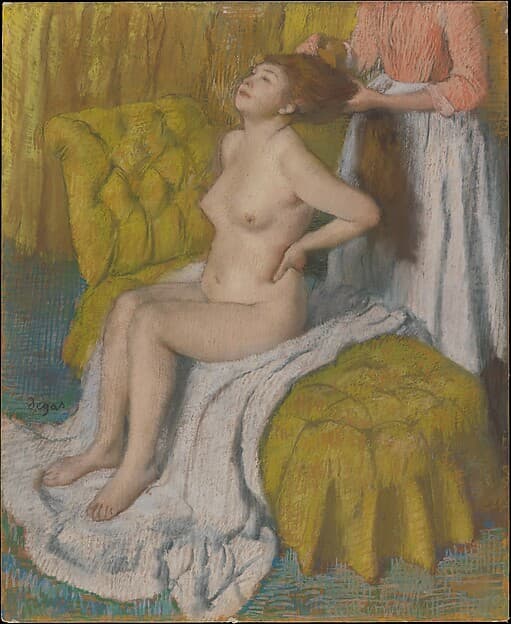 Woman Having Her Hair Combed, by Edgar Degas