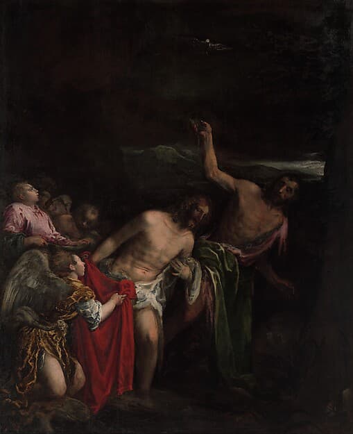 The Baptism of Christ, by Jacopo Bassano (Jacopo da Ponte)