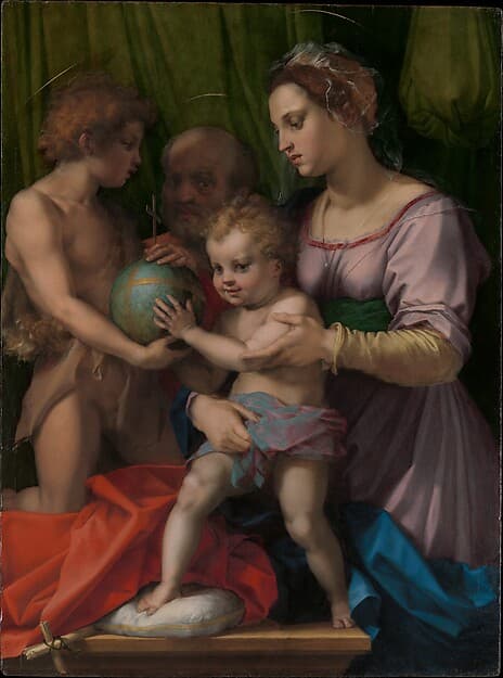 The Holy Family with the Young Saint John the Baptist, by Andrea del Sarto (Andrea d'Agnolo)