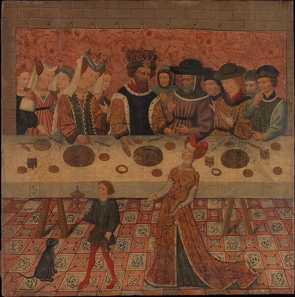 Salome Dancing before Herod, by Spanish (Catalan) Painter